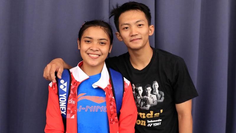 Gregoria Mariska dan Ihsan Maulana Mustofa